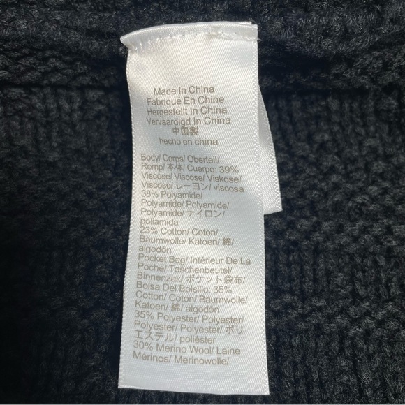 J. Crew Iconic Lady Sweater Jacket Black Size L - Picture 9 of 11